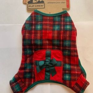 XS Dog Christmas pajamas (NEW never used)